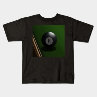 Eight Ball Digital Painting Kids T-Shirt